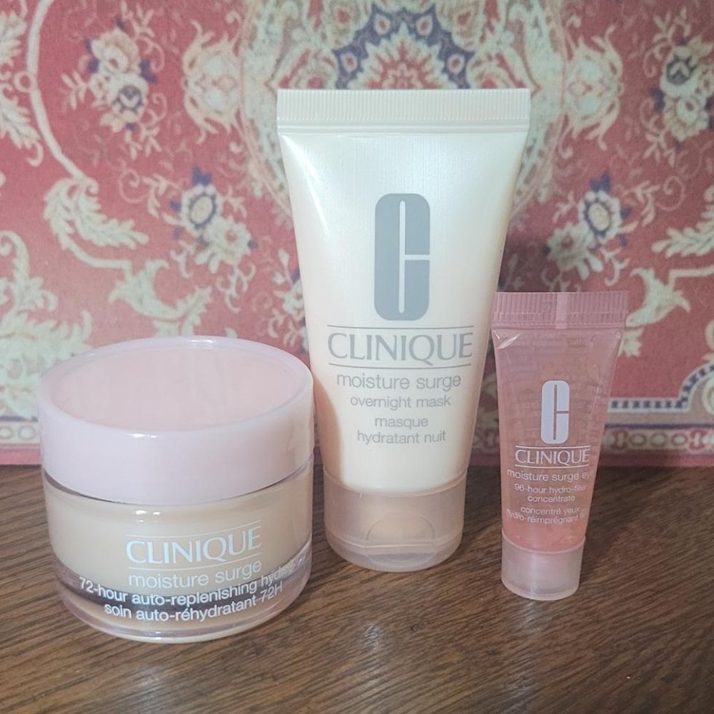 Clinique Moisture Surge Overnight Mask, 72 Hour Hydrator, Eye 96 Hydro-Fill